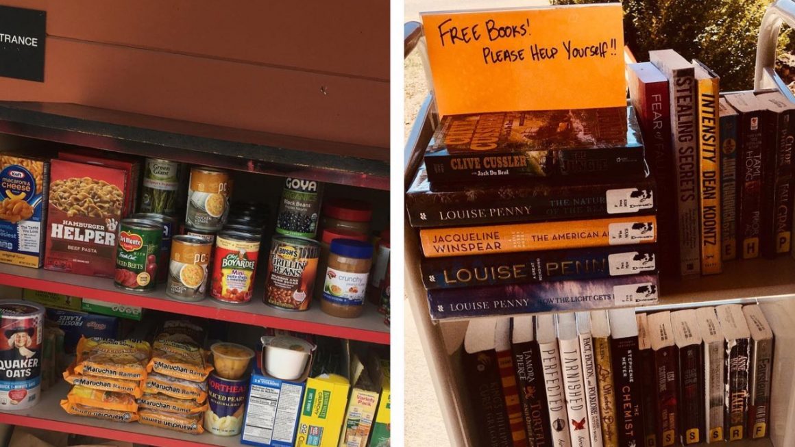 Little Free Pantry at the Ashby Free Library